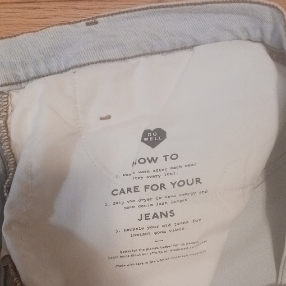 Madewell Perfect Vintage Straight Leg Jean In Danby Wash - Full Length - Picture 6 of 16